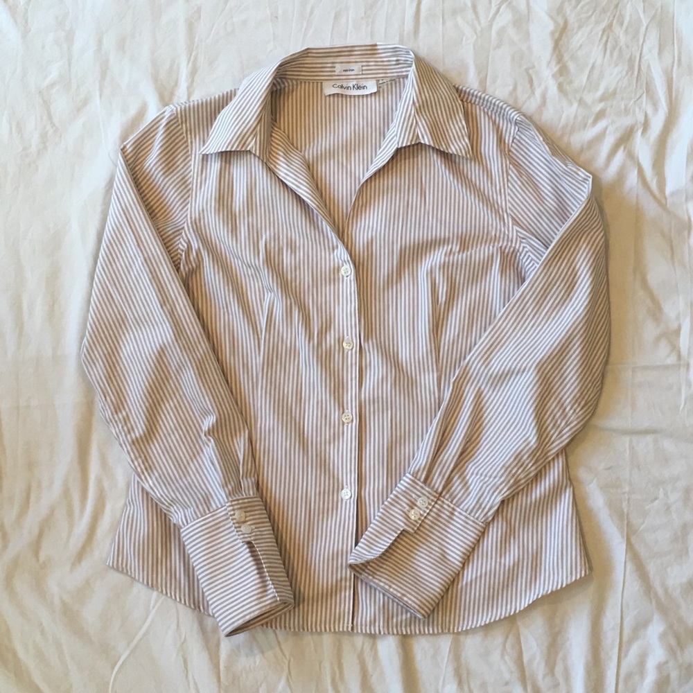 Calvin Klein Striped non iron Women’s Blouse